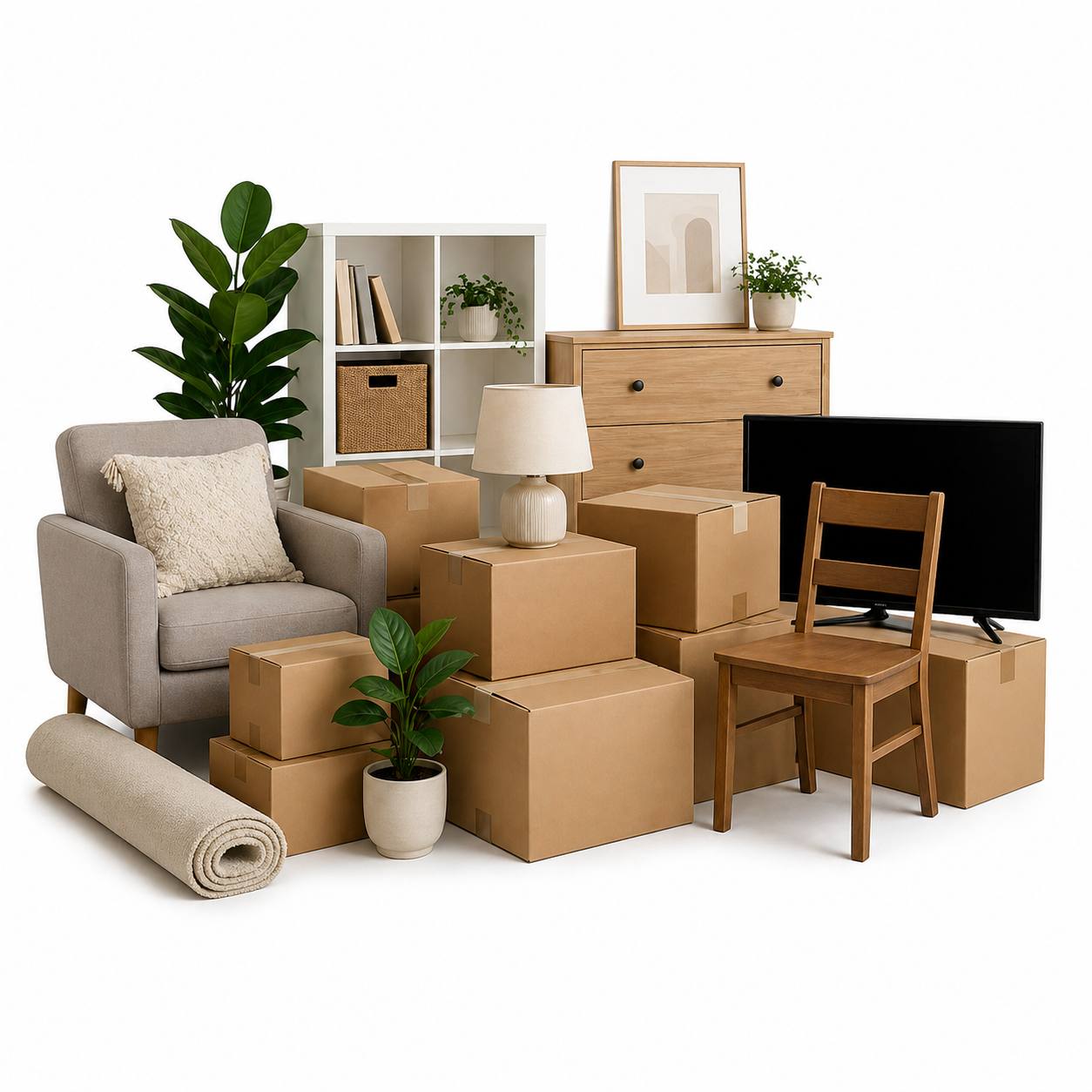 Deelinboedel in aanhanger