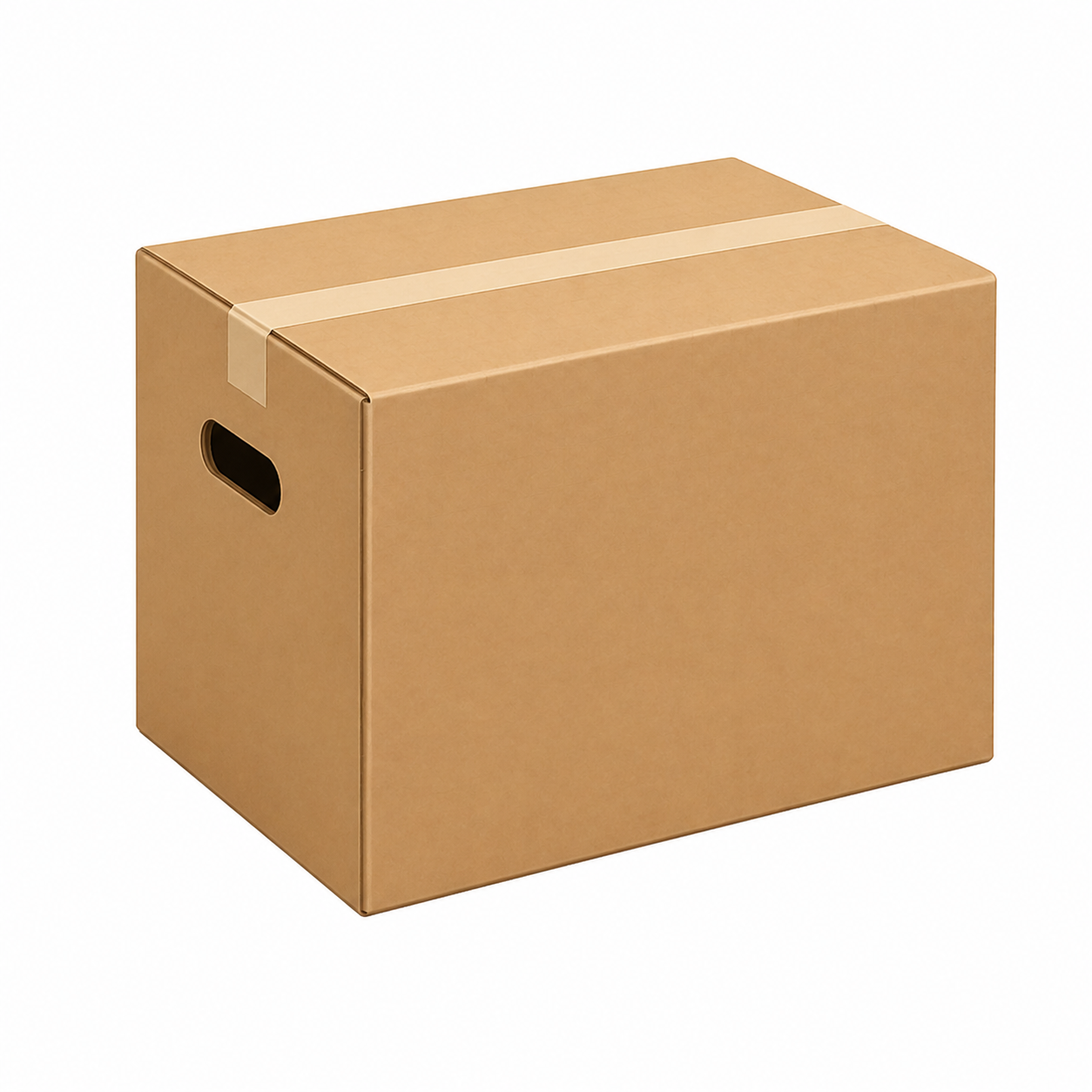 Verhuisdozen in aanhanger